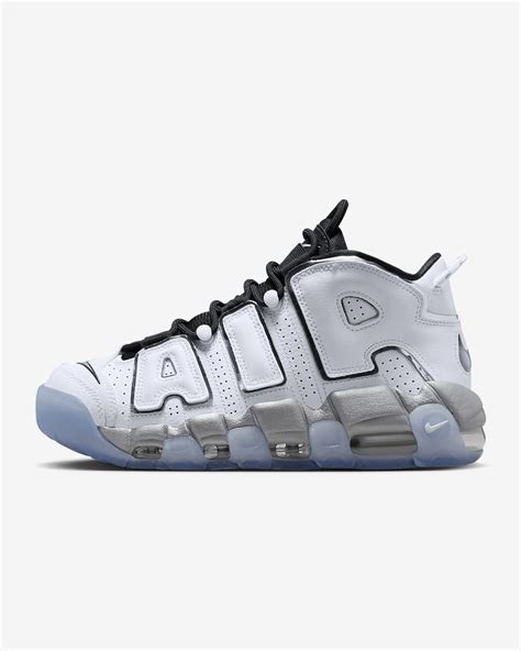 nike uptempo schwarz silber|nike air uptempo shoes.